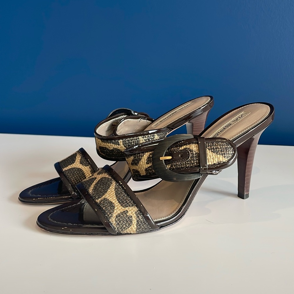 Via Spiga giraffe print heel